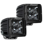 Rigid Industries D-Series Midnight Edition Spot LED Lights, Set of 2