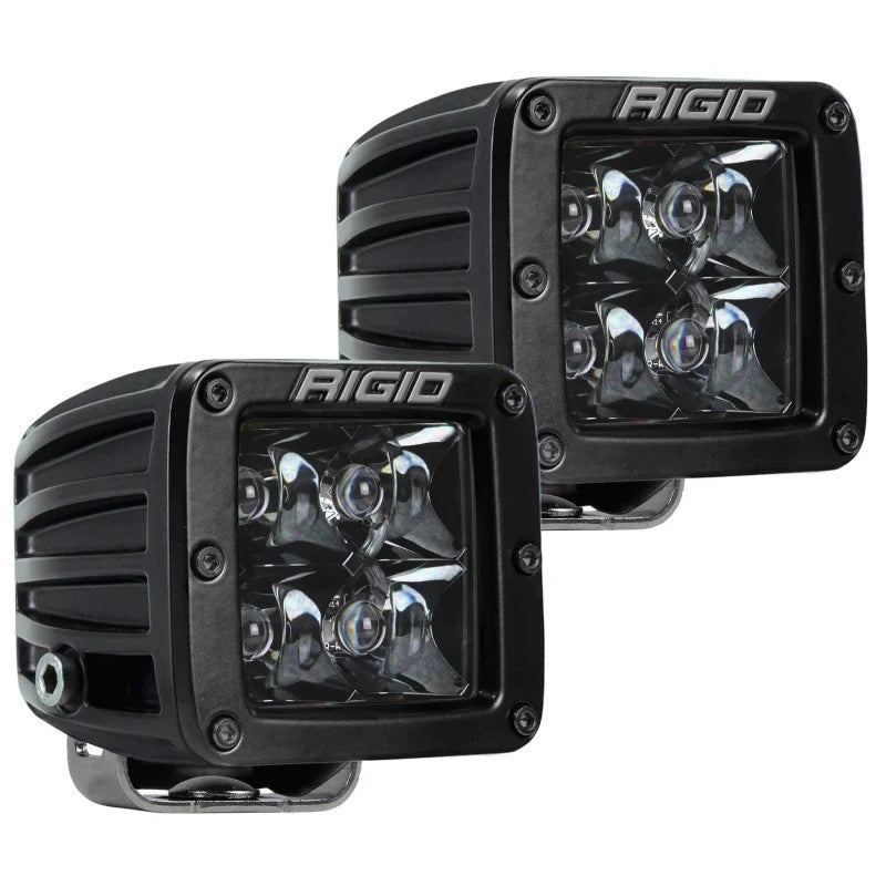 Rigid Industries D-Series Midnight Edition Spot LED Lights, Set of 2