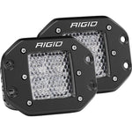 Rigid Industries D-Series PRO Dually Flush Mount LED Pods (60° Lens, Set of 2)
