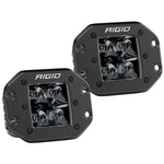 Rigid Industries D2 Midnight Edition Flush Mount Spot Light