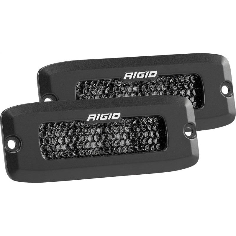 Rigid Industries SR-Q PRO Midnight Edition Spot/Diffused LED Light Pair