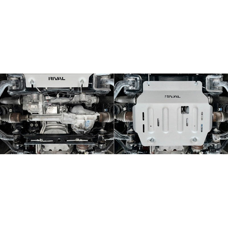 RIVAL aluminum engine skid plate for 2015-2024 Ford F-150 underbody engine protection
