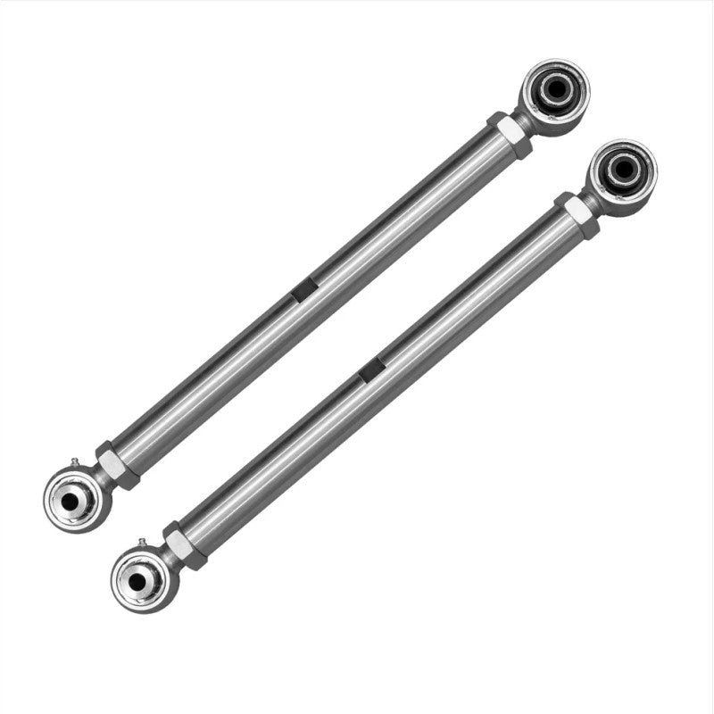 A pair of Rock Krawler Pro Aluminum lower control arms for 2018 and newer Jeep Wrangler JL models.