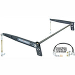 RockJock Antirock rear sway bar kit for 2-door Jeep JK featuring forged chromoly arms and bolt-on brackets.