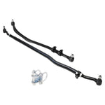 RockJock Currectlync heavy-duty steering system with 42mm alloy tie rod and forged drag link for 2007-2018 Jeep Wrangler JK