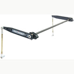 RockJock Antirock rear sway bar kit with forged chromoly arms and black powder-coated brackets for Jeep Wrangler JL.