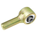 RockJock gold zinc plated forged Johnny Joint rod end with 1.25-inch right hand thread shank