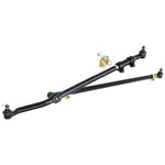 RockJock Currectlync heavy duty steering system featuring 1.25 inch forged alloy drag link and solid steel tie rod.