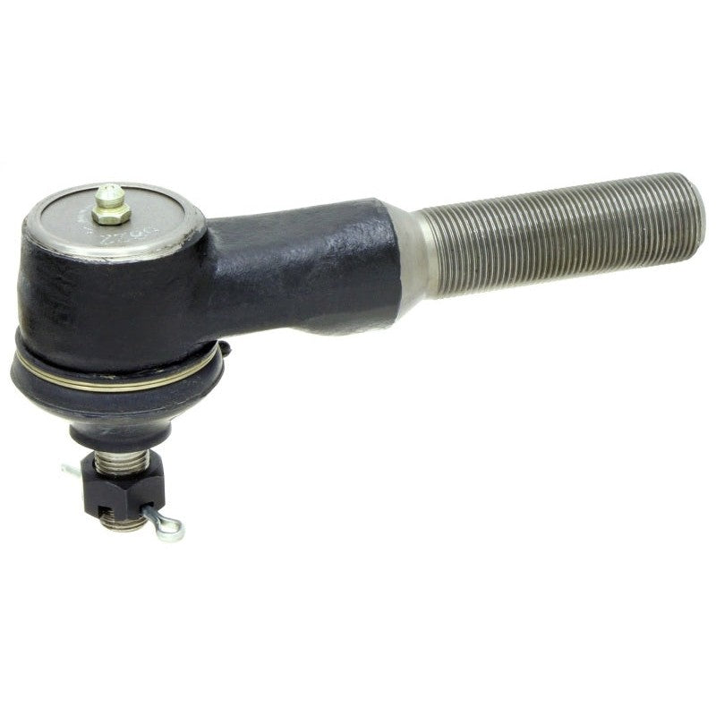 RockJock Currectlync forged steel tie rod end with grease zerk on the cap and right-hand threads.