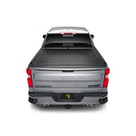 Roll-N-Lock A-Series retractable aluminum tonneau cover with powder-coated finish installed on a pickup truck bed