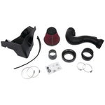 Roush Cold Air Intake Kit for 2005-2009 Ford Mustang with nano-fiber filter and black high-density polyethylene tube.