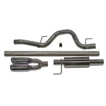 Roush 409 stainless steel cat-back exhaust system with dual chrome-flashed tips for 2011-2014 Ford F-150.