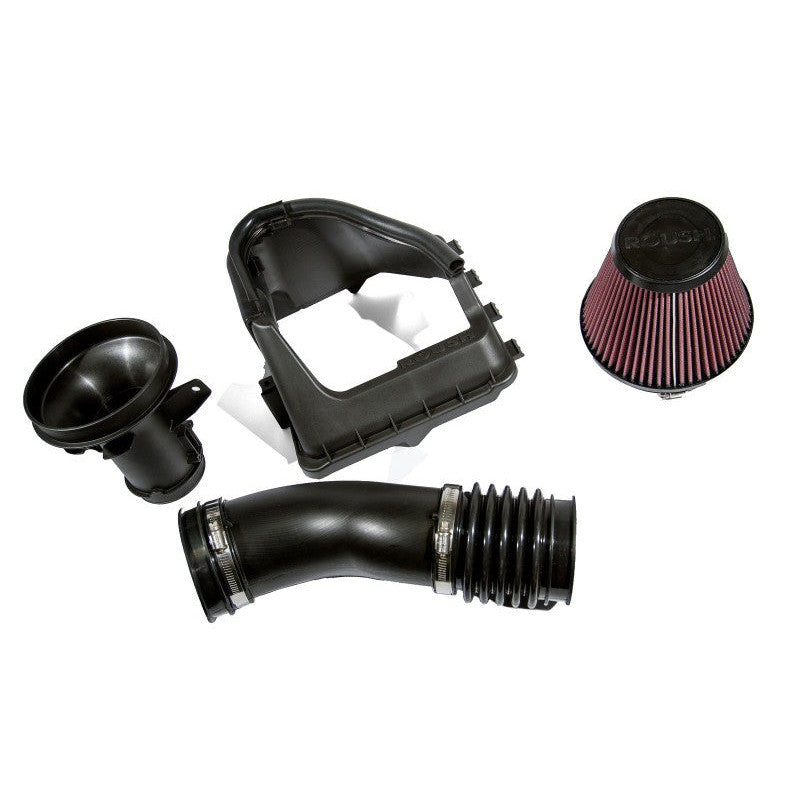 Roush cold air induction kit with injection molded intake tube and air filter for 2011-2014 Ford F-150 6.2L V8.