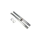 ROUSH Performance 2.5-inch stainless steel mandrel-bent resonator delete H-pipe for Ford Mustang.