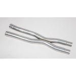 ROUSH Performance 2.5-inch stainless steel resonator delete X-pipe kit for 2015-2023 Ford Mustang.