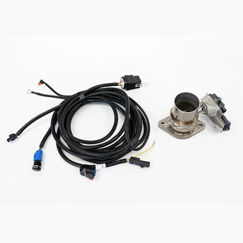 Roush Performance Active Exhaust Upgrade Kit with wiring, dash switch, and installation hardware.