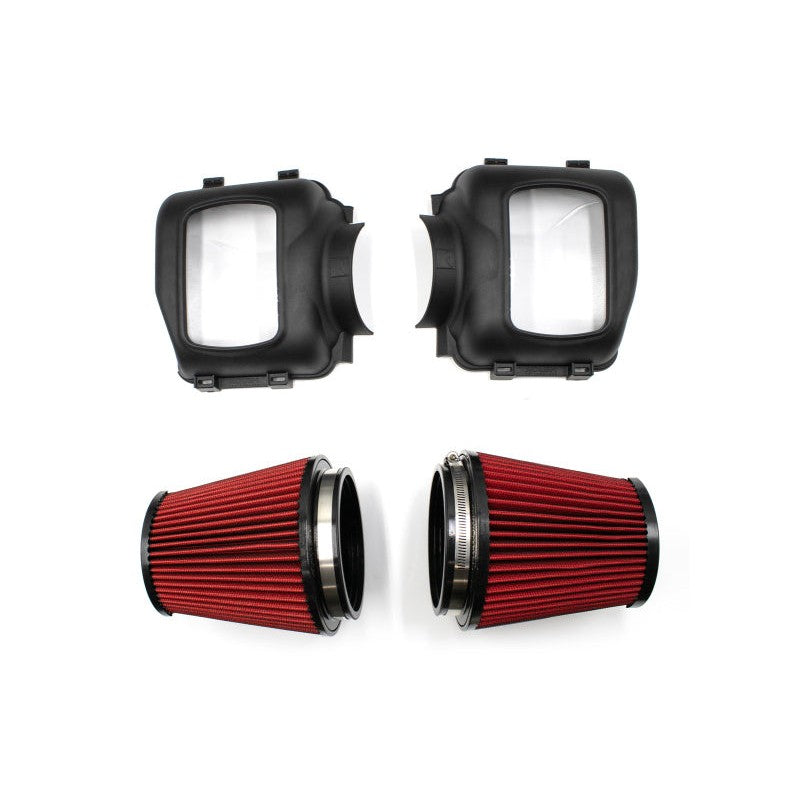 Roush performance air intake system for the 2024 Ford Mustang GT and Dark Horse 5.0L engine.