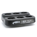 Rugged Radios 6-pack bank charger with six individual charging slots and LED indicators for R1 handheld radios.