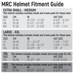 Rugged Radios MRC Stage 1 wired helmet kit featuring Offroad and STX Stereo connectors and noise-canceling microphone.