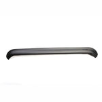 Matte black acrylic Rugged Ridge bug deflector for 2007-2018 Jeep Wrangler JK