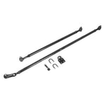 Rugged Ridge heavy duty steel tie rod and drag link steering kit with 7/8 inch rod ends and hardware.
