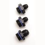 Precision-machined 6061-T6 aluminum Russell Performance -6 AN to -8 AN radius port adapter fitting.