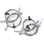 Russell Performance stainless steel braided brake line kit with zinc-plated fittings for Acura Integra Type R.