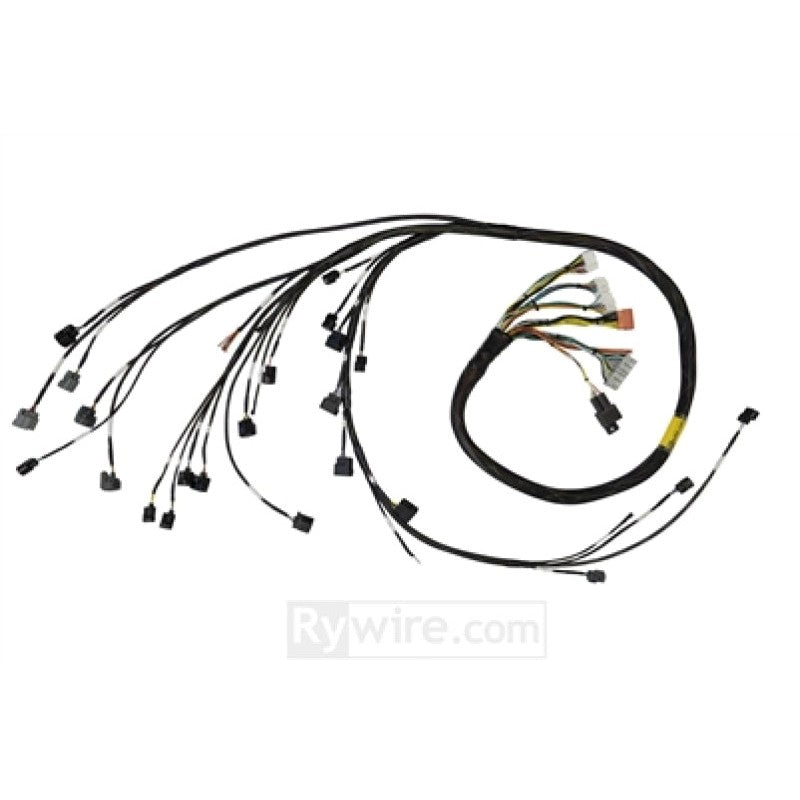 Rywire Mil-Spec engine wiring harness for RWD K-Series swaps featuring Tefzel wire and Raychem DR-25 heat shrink tubing.