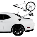 SeaSucker Talon 1-bike rack showing the black vacuum mount cups and fork mount assembly.
