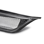 Seibon glossy 3K 2x2 twill carbon fiber front grill for 2011-2014 Subaru WRX and STI