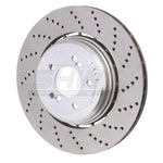 SHW right rear cross-drilled lightweight brake rotor BRR48081 for 2006-2010 BMW M5 and M6