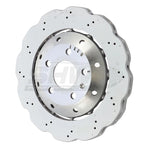 SHW Rear Lightweight Wavy Brake Rotor with drilled and dimpled surface for 2013-2015 Audi RS5.