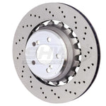 SHW right rear cross-drilled lightweight brake rotor for BMW X5 M and X6 M (4.4L) BRR48504