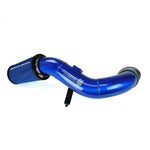 Sinister Blue aluminum cold air intake tube with oversized cotton filter and silicone couplers for Ford 6.7L Powerstroke