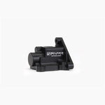 Black anodized Skunk2 Black Series billet aluminum VTEC solenoid housing for Honda S2000 engines.