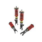 Skunk2 Pro-ST mono-tube adjustable coilovers with billet top mounts for 2000-2009 Honda S2000.