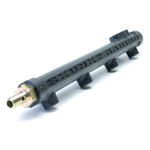 Skunk2 carbon-impregnated aerospace thermo-polymer composite high volume fuel rail for Honda B-Series engines.