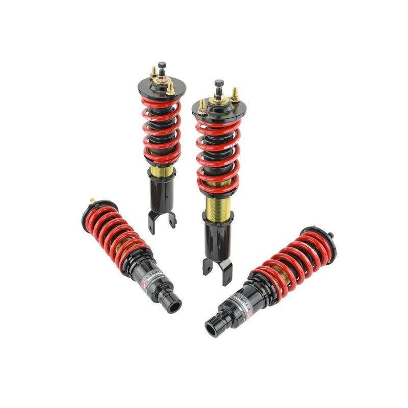 Skunk2 Pro-ST monotube coilover kit with 10kg front and 8kg rear springs for 1989-1991 Honda Civic and CRX.