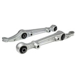 Pair of yellow zinc plated Skunk2 front lower control arms with black hard rubber bushings for 1992-2001 Civic and Integra.