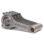 Set of Skunk2 Alpha Series H-beam connecting rods for B18C engines with ARP2000 bolts and bronze bushings.