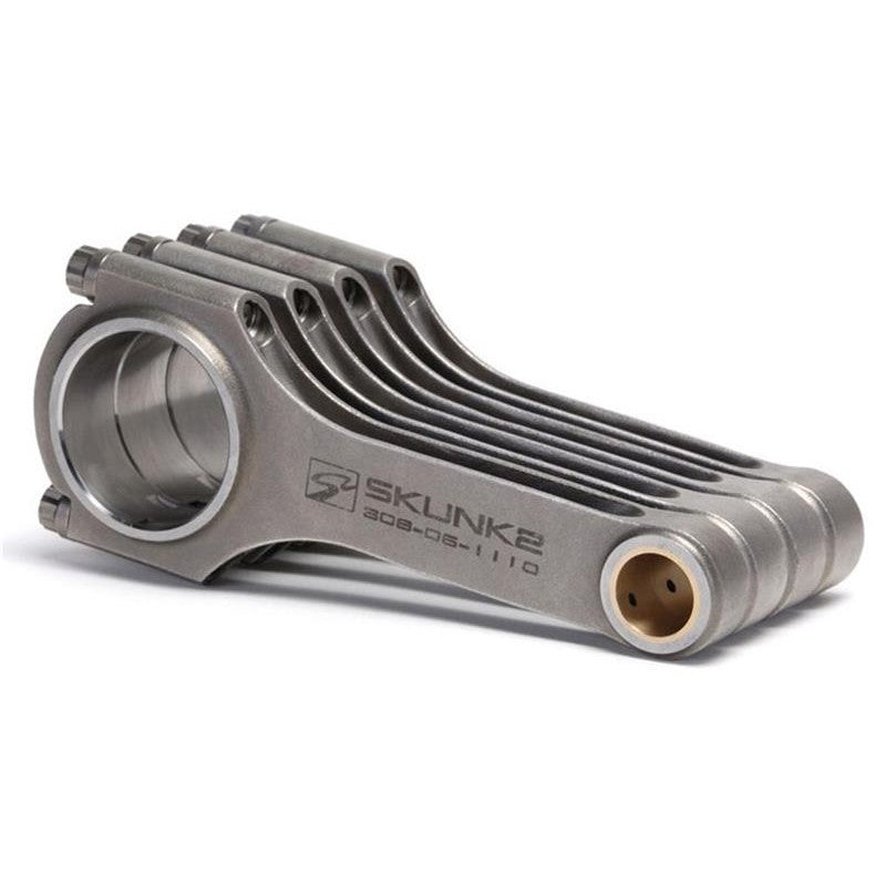 Skunk2 Alpha Series forged 4340 chromoly H-beam connecting rods for Honda D16 engines with ARP2000 bolts