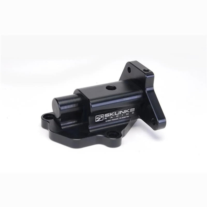 Skunk2 Black Series billet aluminum VTEC solenoid with black hard-anodized finish and flush-mount hardware