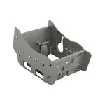 Billet aluminum oil pan baffle for Honda K-Series engines featuring integrated trap doors and dividers.