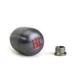 Skunk2 5-speed billet stainless steel shift knob with PVD titanium finish and 10mm x 1.25mm threading.