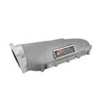 Skunk2 Ultra Race Series silver side-feed 3.5L plenum with 90mm throttle body flange for B and D series intake manifolds