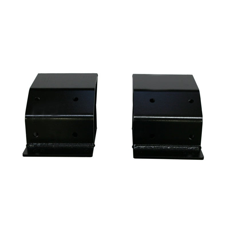 Skyjacker black powder-coated steel radius arm bracket for 1965-1979 Ford 4WD vehicles.