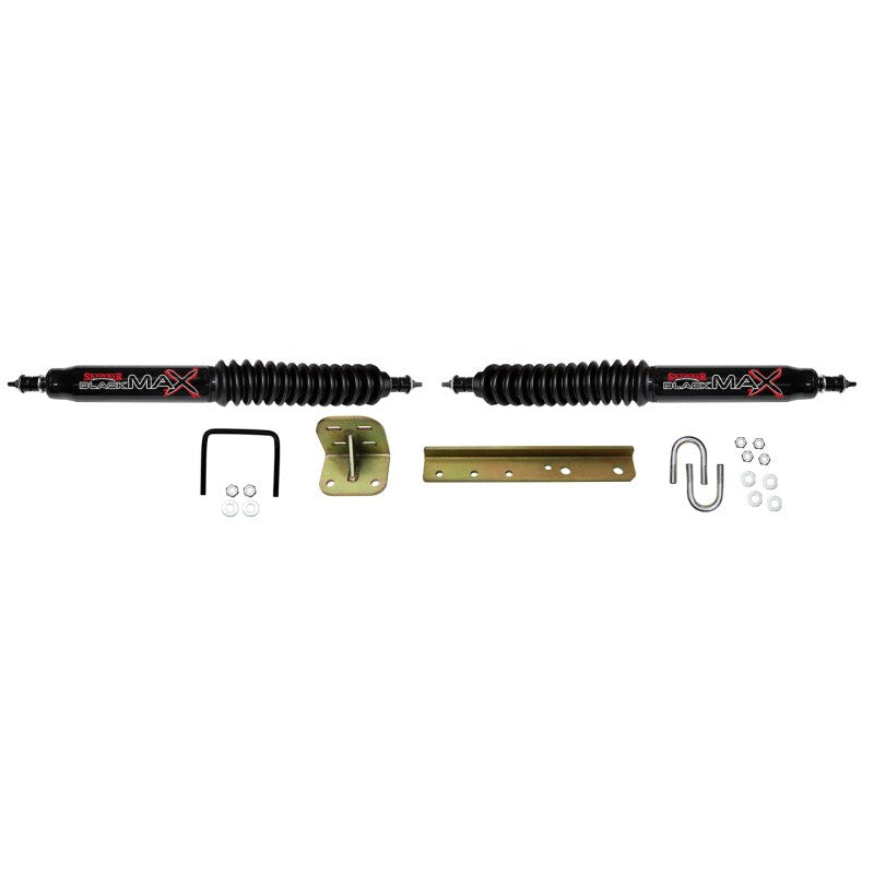 Skyjacker 8200 black steering stabilizer shock for select 1955-1995 Jeep models.