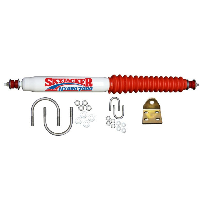 Skyjacker 7110 steering stabilizer shock absorber with mounting brackets and hardware