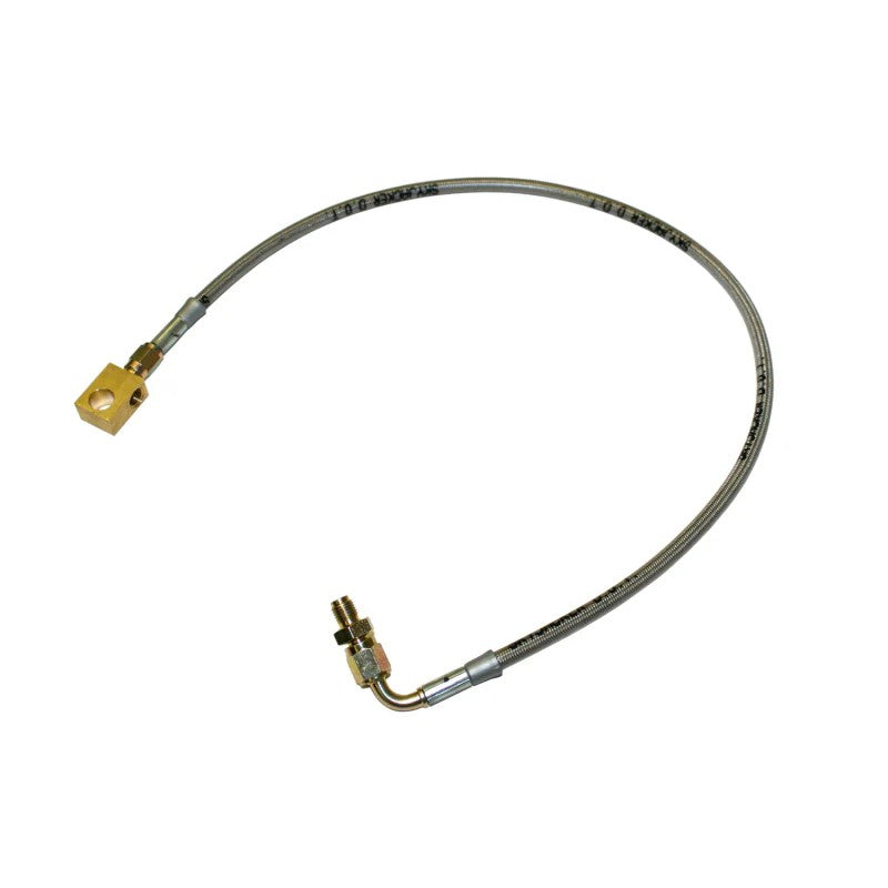 Skyjacker FBL78 stainless steel braided brake hose with brass fittings and protective polyurethane coating