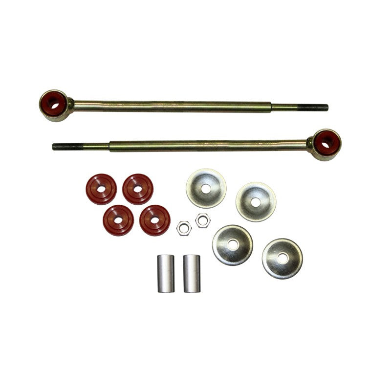 Skyjacker extended sway bar end links with polyurethane bushings for 1980-1998 Ford F-250 and F-350 4WD